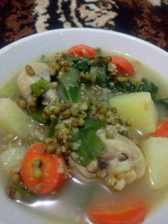 Foto resep Sup Ayam Kacang Hijau