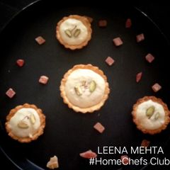 A picture of Kesar Pistachio Phirni Tart.