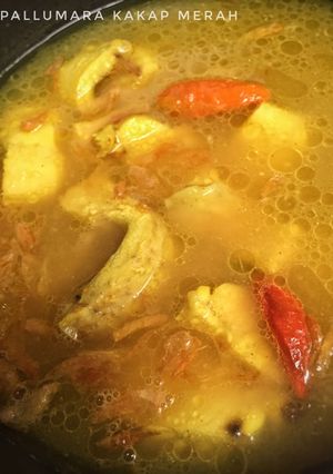 Foto resep Kakap Masak Kuah Kuning (Pallumara,Makassar)