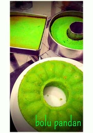 Foto resep cake pandan putih telur