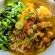 Mie Ayam Kangkung Homemade