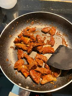 Hình của món Thịt bò sốt teriyaki cho người giảm cân.