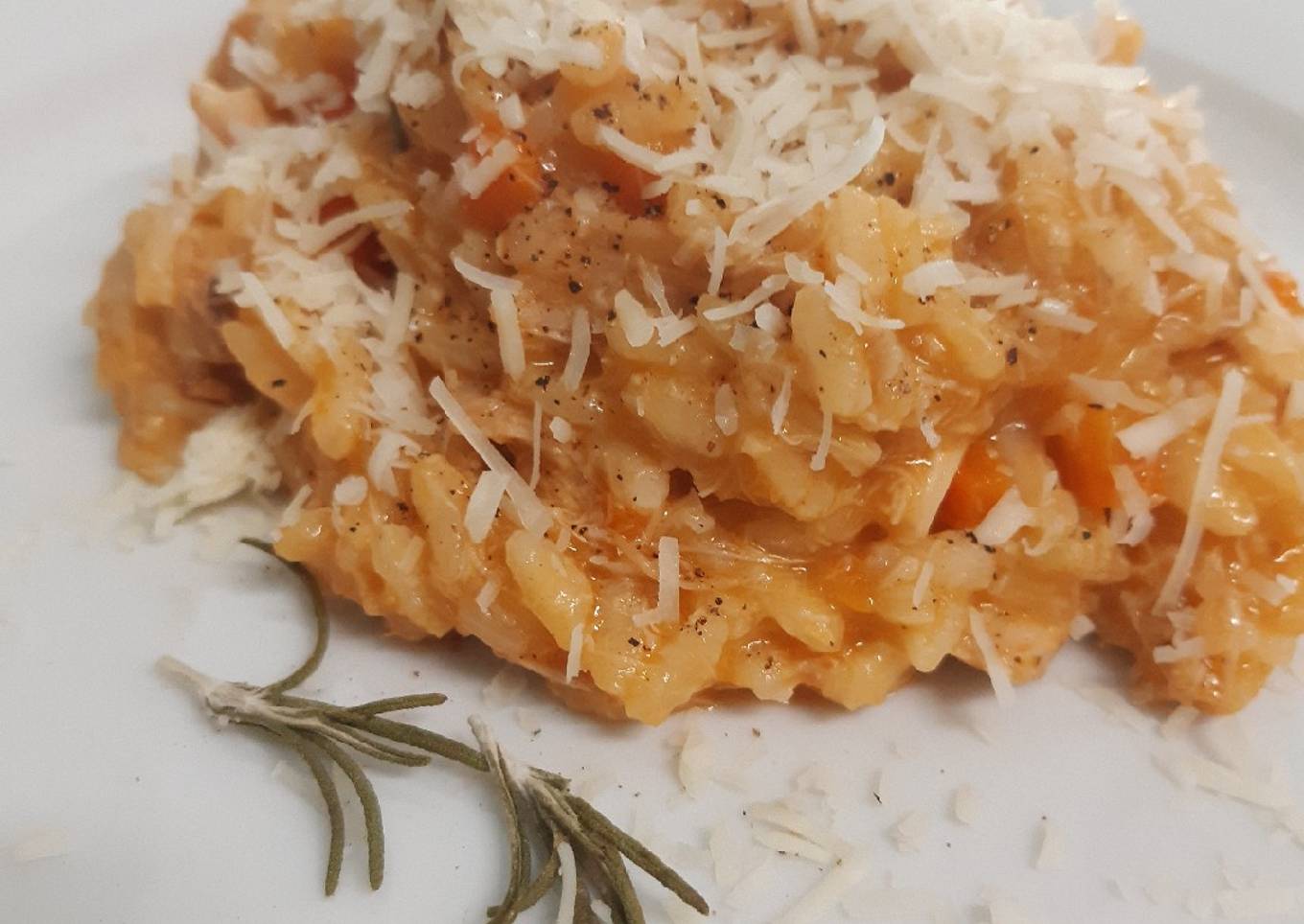 Risotto de conejo como le gusta a mi hijo