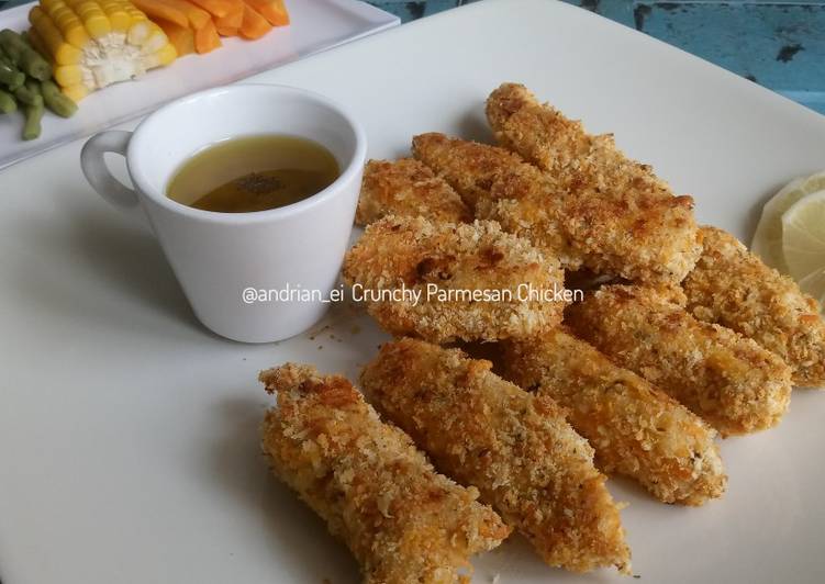 Resep Crunchy Parmesan Chicken, Bikin Ngiler