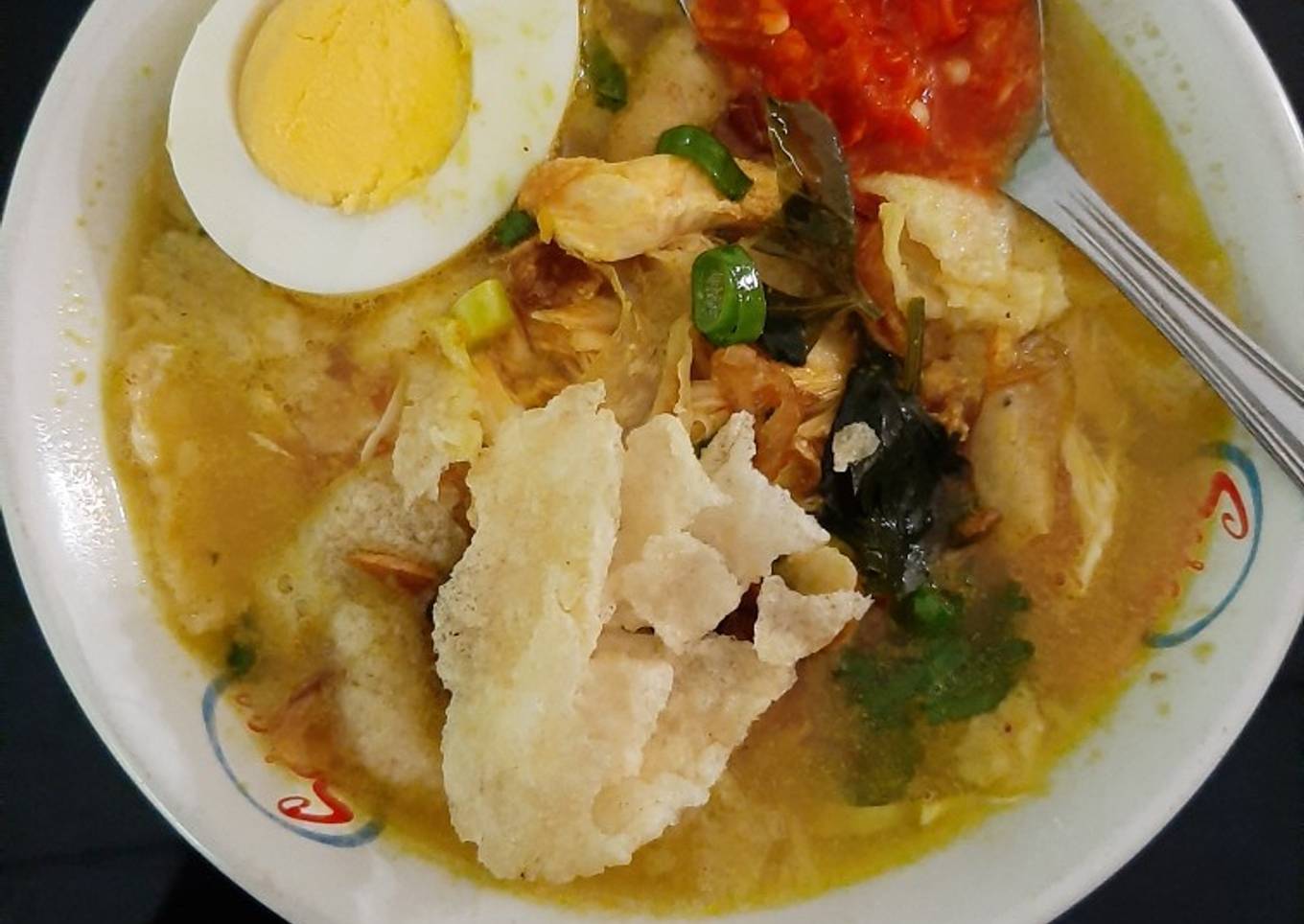 Soto ayam kampung kuning