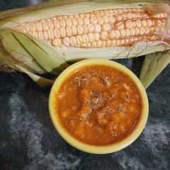 A picture of Sweet Corn Makhani Curry.
