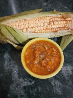 A picture of Sweet Corn Makhani Curry.
