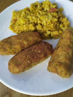 Una foto de Croquetas veganas de brócoli