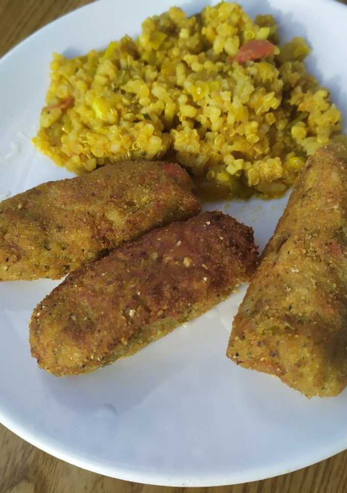 Una foto de Croquetas veganas de brócoli