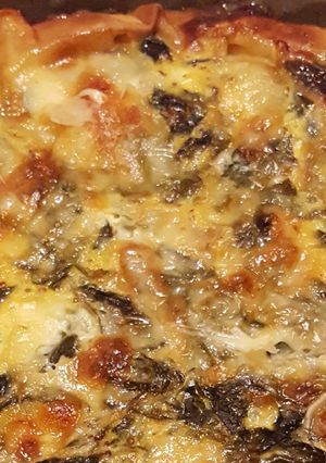 Une photo de Tarte aux blettes et fromage à raclette