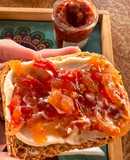Dulce de tomates y manzana