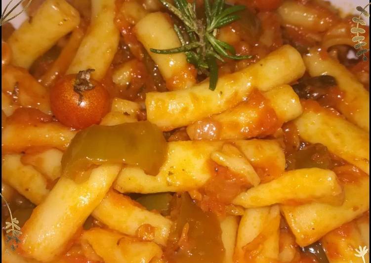 Steps to Make Homemade Tomato based pasta
