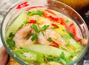 Hình của món Canh chua tôm 🦐.