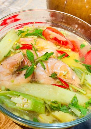 Hình của món Canh chua tôm 🦐.