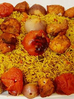 صورة لوصفة شيش طاووق ورز بنكهة المشاوي 🍢🍡🍢🍡🍢🍡