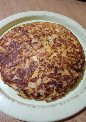 Una foto de Tortilla de fideos