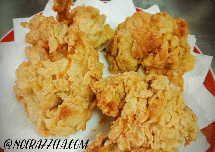 Chicken wings goreng tepung krispy #BikinRamadanBerkesan