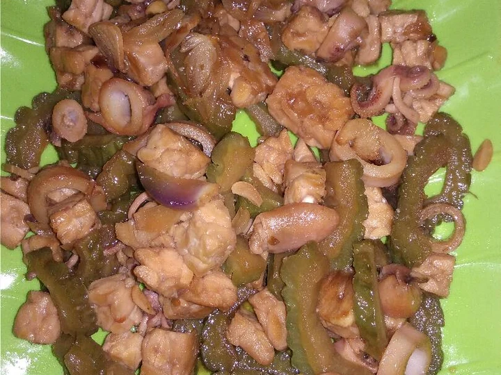 Langkah Gampang Menyiapkan Resep  Oseng Cumi Pare Tempe yang Bisa Manjain Lidah, Lezat Sekali