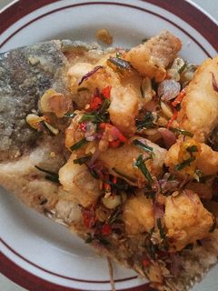 Foto resep Gurame Tepung Daun Jeruk