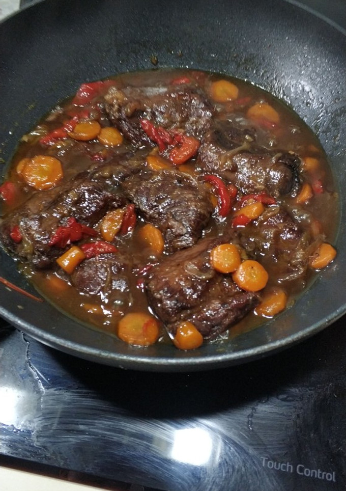 Una foto de Carrillada de cerdo
