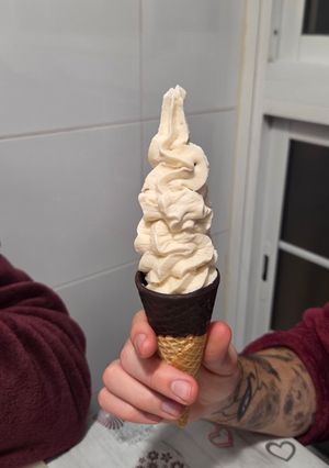 Una foto de Helado de Vainilla