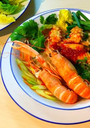Hình của món Hủ tiếu tôm mực.