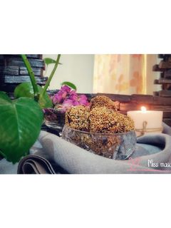 عکسی از دستور توپک خرما ارده