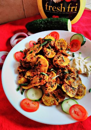 A picture of Spicy Herb bhajia#allstarscontest.