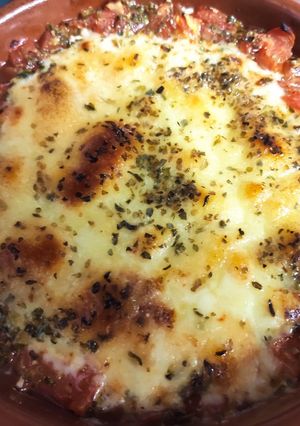 Una foto de Provolone al horno