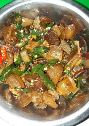 Foto resep Tumis kikil mercon