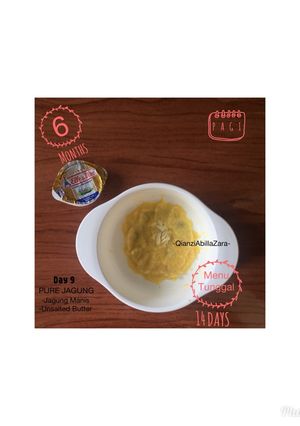 Foto resep MPASI 6 Bulan PURE JAGUNG