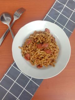 Foto resep Mie goreng sosis