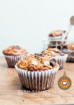 Gambar Banana Breakfast Muffins