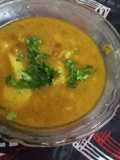 Aloo Kale Chane ki Sabzi (Potato and Black Chickpea Curry)