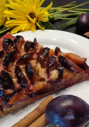Une photo de Tarte aux quetsches alsacienne