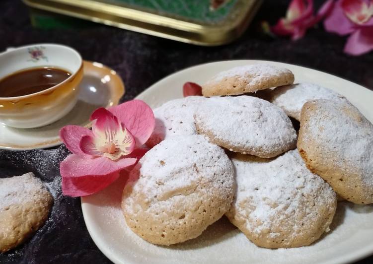 Amaretti de almendra: galletas italianas