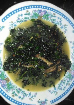 Foto resep Daun pepaya jepang masak santan