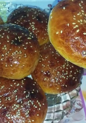صورة لوصفة بريوش محشي بالشوكولاتة من ابداعي بطريقة سهلة و نتيجة رائعة