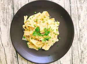 Hình của món Măng Xào Tỏi.