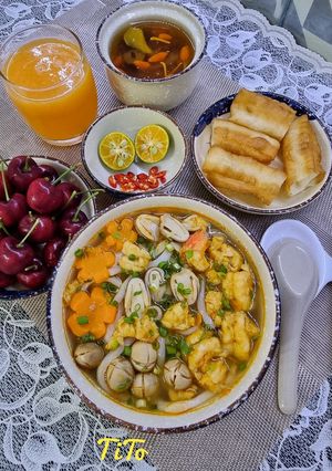 Hình của món Bánh canh tôm.