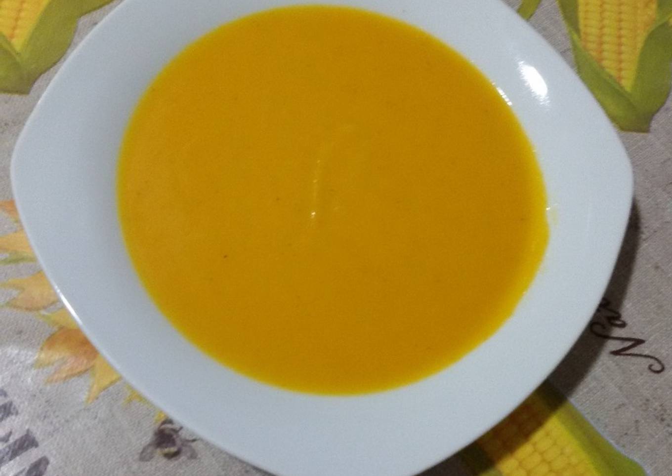 Crema de calabaza y manzana con Thermomix