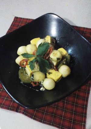 Foto resep Telur Tahu Cabe Ijo