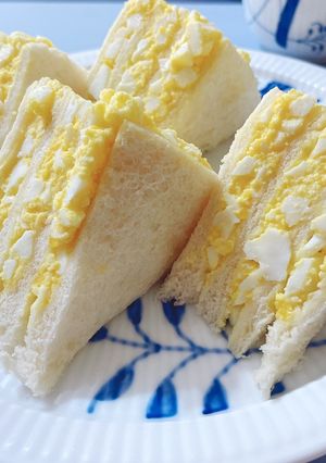 蛋沙拉三明治（材料3個） 的食譜成品照片