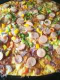 Smokie pizza