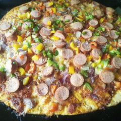 A picture of Smokie pizza.
