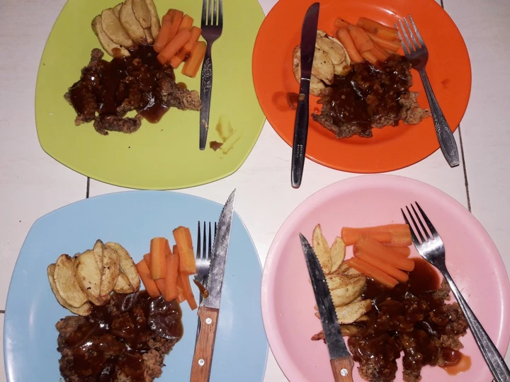 Langkah Mudah untuk Menyiapkan Resep Beef Crispy Steak Souce BBQ Endesss yang Lezat Anti Ribet, Bisa Manjain Lidah