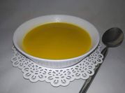 Uma foto de courgette sopa