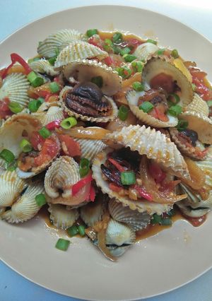 Foto resep Kerang dara pedas asam manis