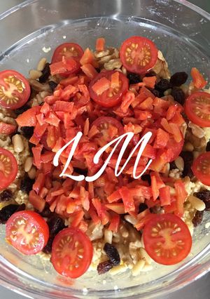 Una foto de Cous cous con palometa ahumada