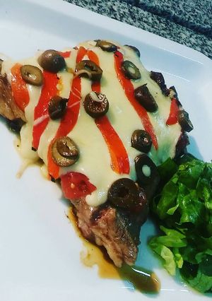 Una foto de Matambre a la pizza